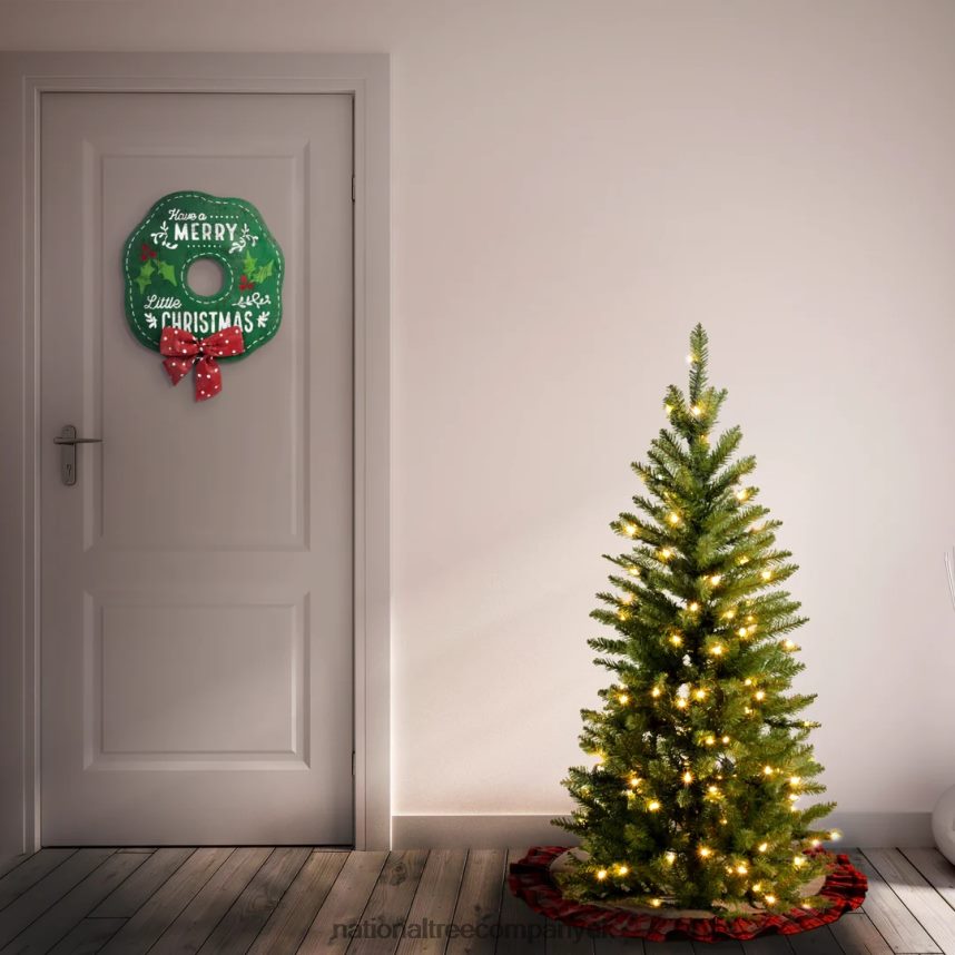 Trees | National Tree Company Pre-Lit Artificial Christmas Tree Kingswood Fir with Clear Lights Plug In  45 ft F2L4F19